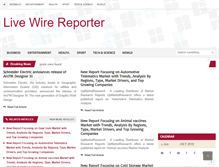 Tablet Screenshot of livewirereporter.com